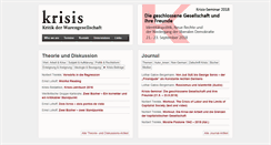 Desktop Screenshot of krisis.org