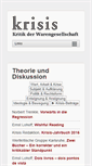 Mobile Screenshot of krisis.org